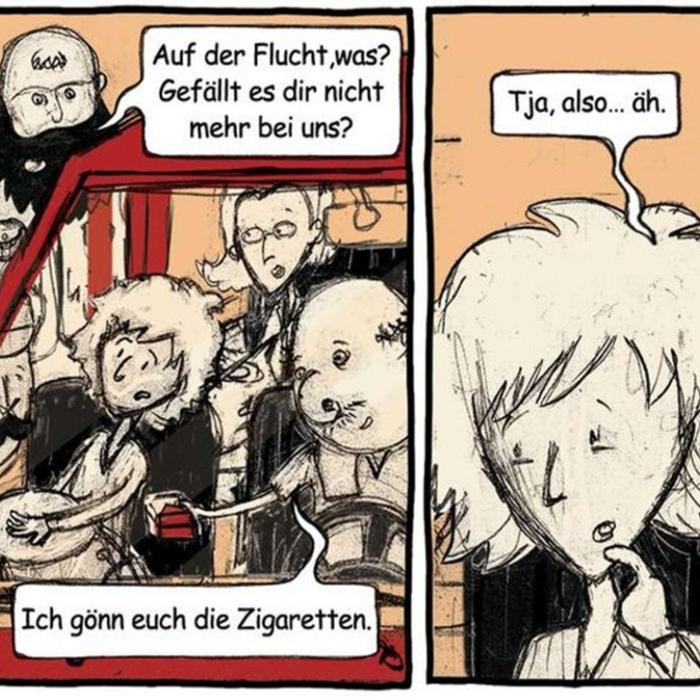 Detail of a Comic by Reem Helou