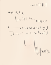 Sin título (Carta), 1970