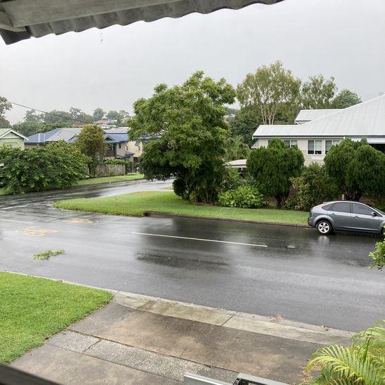 "A rainy Brisbane morning in the suburbs", Katherine Bode (Fellow in Research Area 5, October – December 2019)