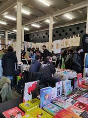 "Hunting down research material at the independent comic festival GRAF Barcelona“ (Jasmin Wrobel, Academic Coordinator, RA 4: "Literary Currcenies", April 2022)