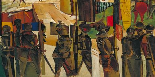 The Surrender of Barcelona by Wyndham Lewis