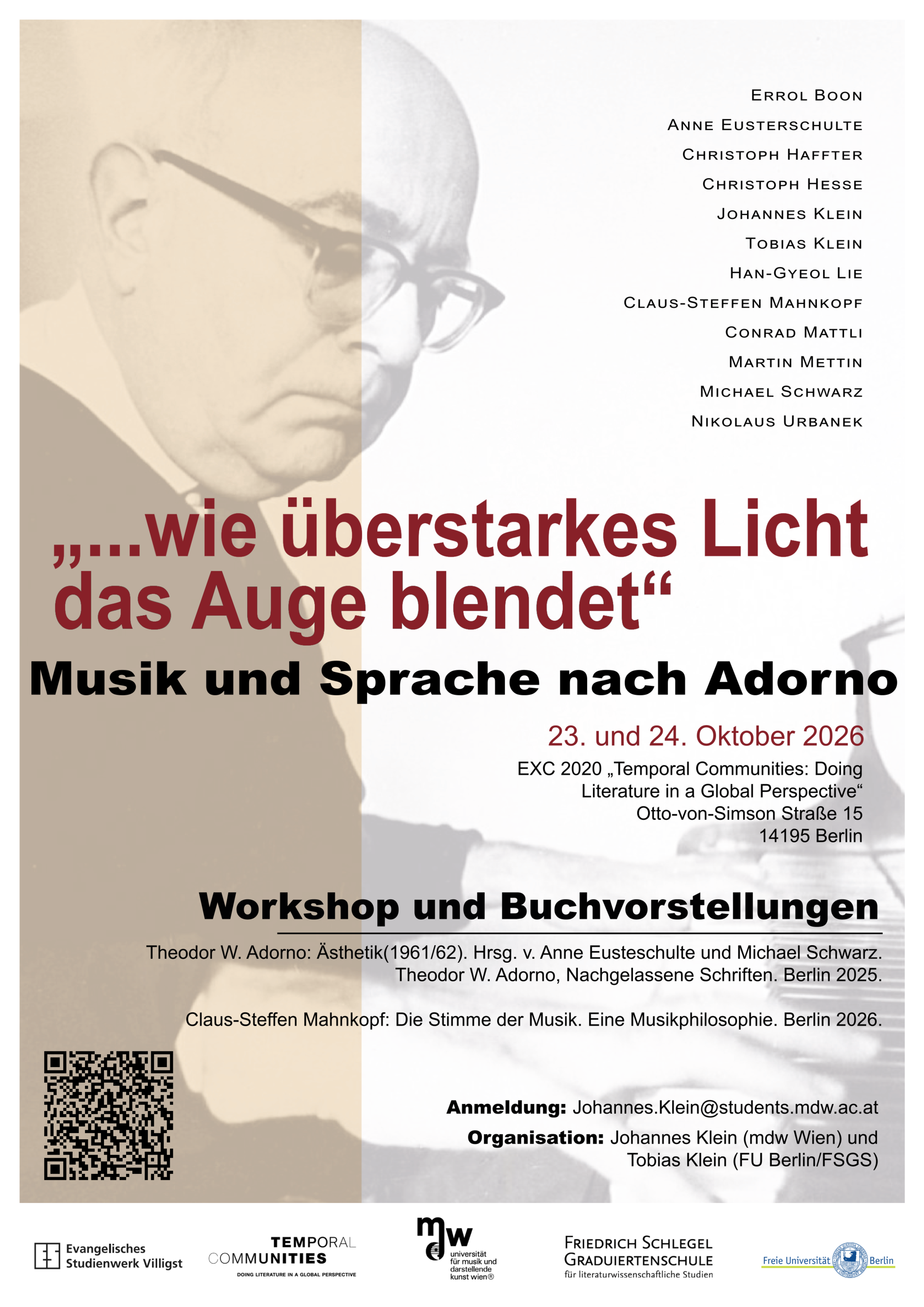 Workshop: Adornos Musikphilosophie