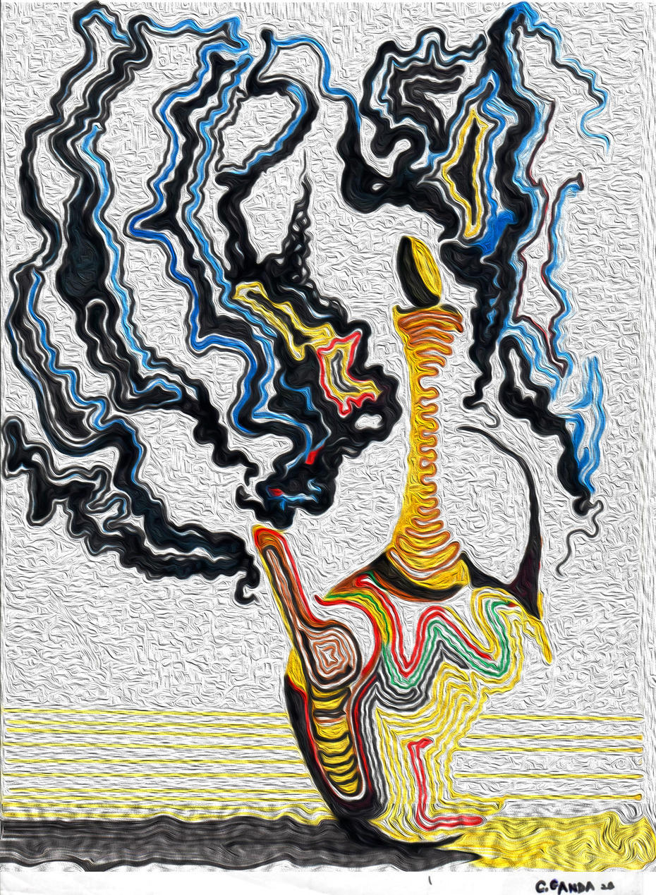 Calligraphy of Smoke