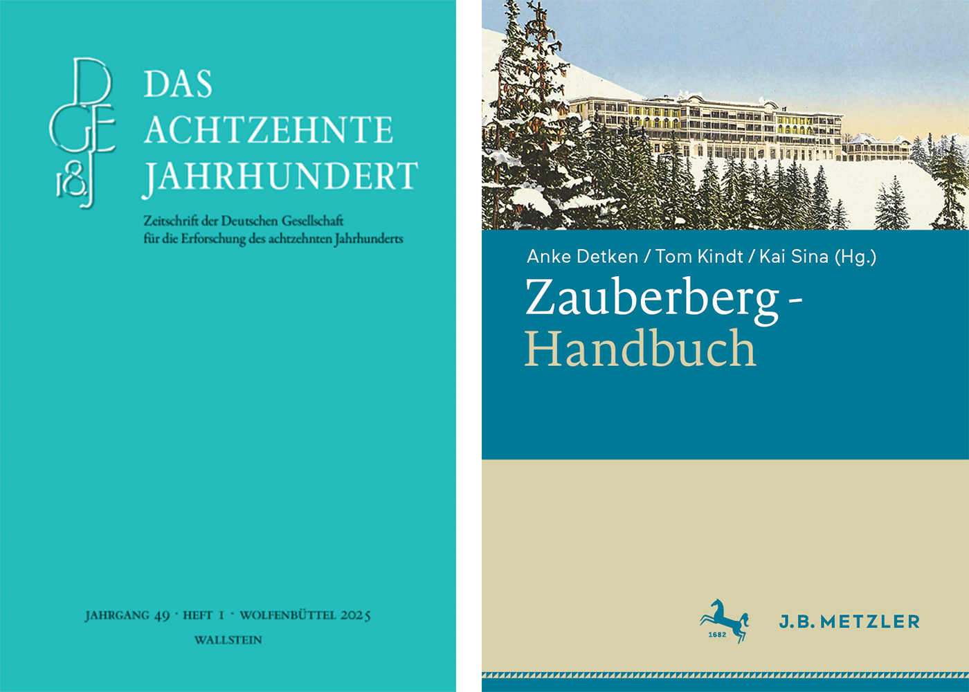 Book covers © Wallstein | J.B. Metzler