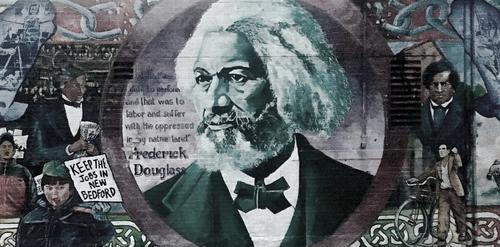 Mural of Fredrick Douglass in New Bedford