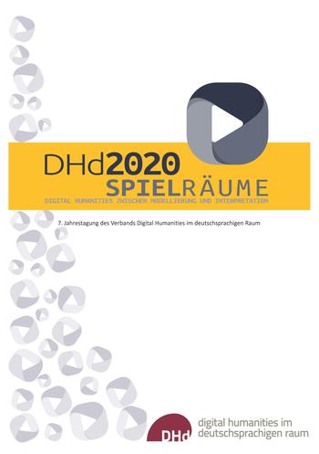 Book cover © Verband Digital Humanities im deutschsprachigen Raum