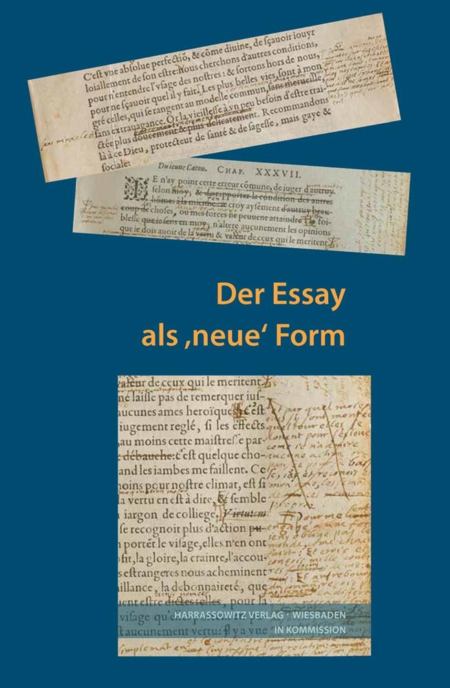 Cover image: Excerpts from Michel de Montaigne: Essais, 5th ed., Paris 1588