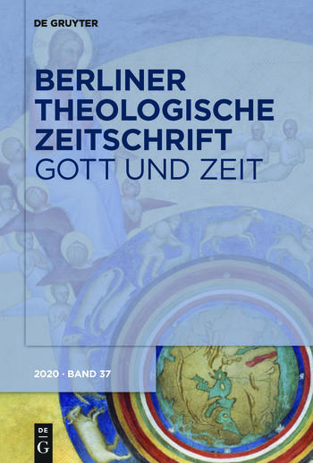 Journal cover © De Gruyter