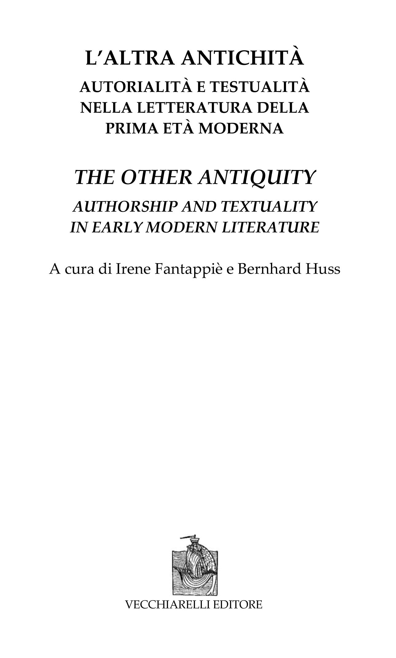 Book cover © Vecchiarelli