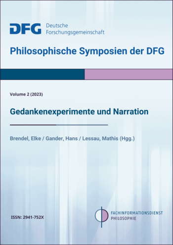 Journal cover © Philosophische Symposien der DFG
