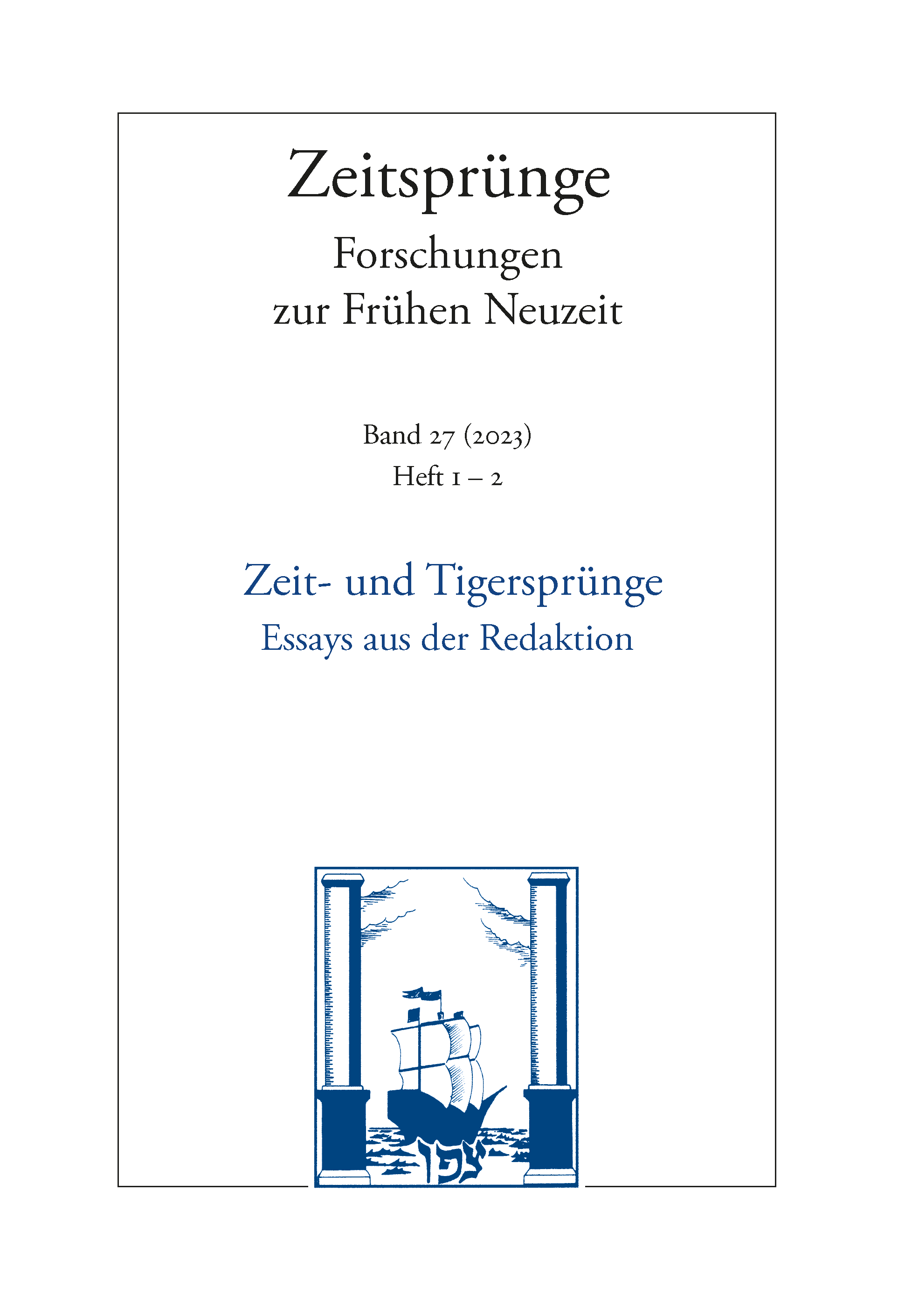 Journal cover © Vittorio Klostermann