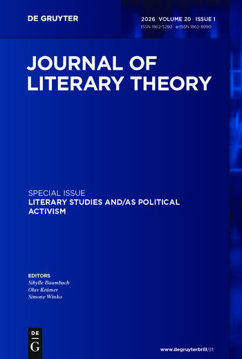 Journal cover © De Gruyter